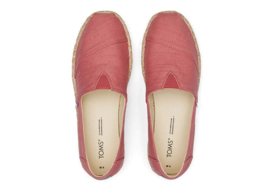 Toms Alpargata Rope Plattform Espadrilles Damen Rosa Schweiz | Bestellen Schweiz708-819