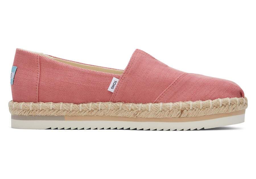 Toms Alpargata Rope Plattform Espadrilles Damen Rosa Schweiz | Bestellen Schweiz708-819