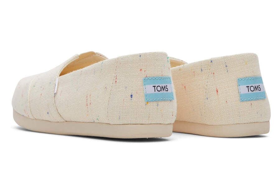 Toms Alpargata Speckled Recycled Baumwoll Alpargatas Damen Beige Schweiz | Bestellen Schweiz048-673