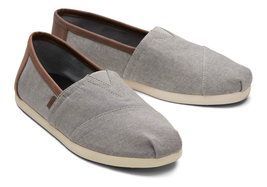 Toms Alpargata Synthetik Trim Alpargatas Herren Grau Schweiz | Bestellen Schweiz719-670