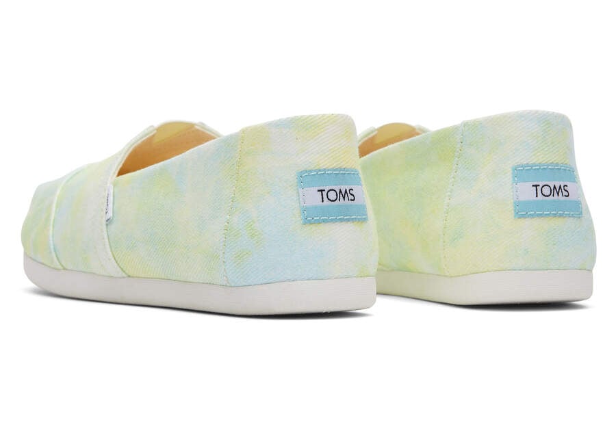 Toms Alpargata Tie-Dye Alpargatas Damen Gelb Schweiz | Bestellen Schweiz142-754