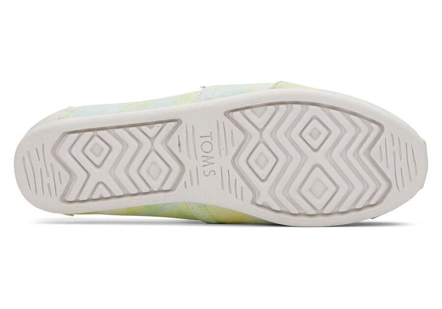 Toms Alpargata Tie-Dye Alpargatas Damen Gelb Schweiz | Bestellen Schweiz142-754