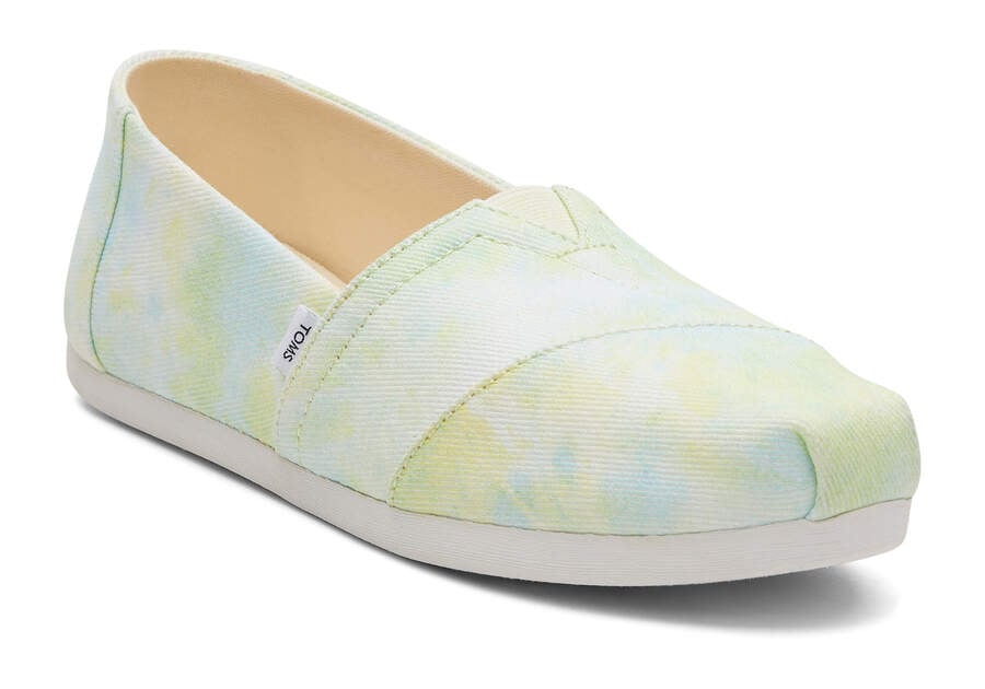 Toms Alpargata Tie-Dye Alpargatas Damen Gelb Schweiz | Bestellen Schweiz142-754