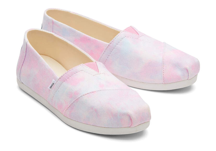 Toms Alpargata Tie-Dye Alpargatas Damen Rosa Schweiz | Bestellen Schweiz668-601