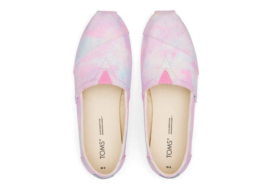 Toms Alpargata Tie-Dye Alpargatas Damen Rosa Schweiz | Bestellen Schweiz668-601