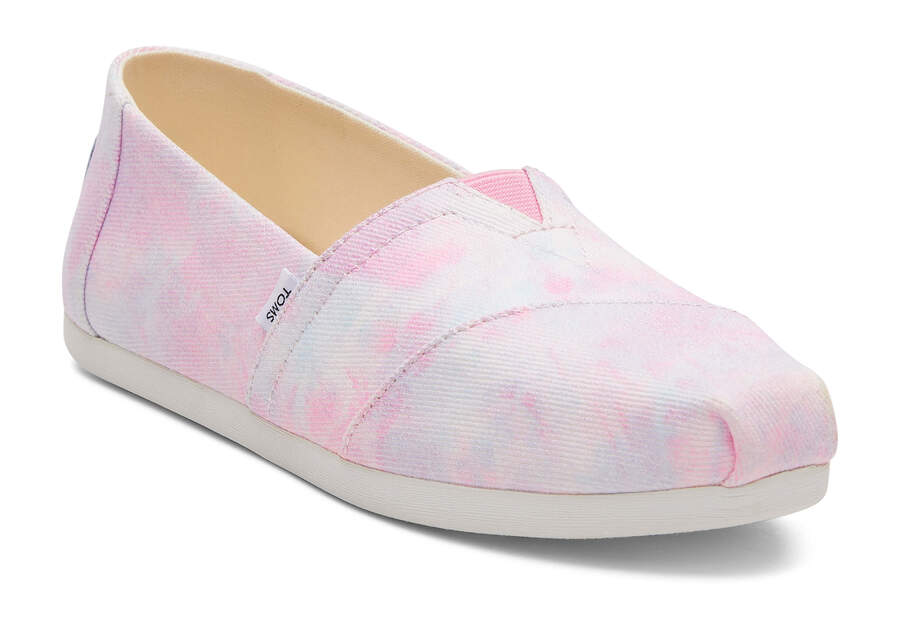 Toms Alpargata Tie-Dye Alpargatas Damen Rosa Schweiz | Bestellen Schweiz668-601