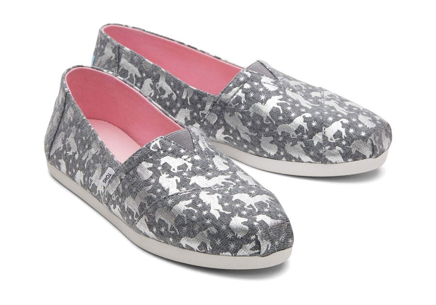 Toms Alpargata Unicorns Alpargatas Damen Grau Schweiz | Bestellen Schweiz515-857