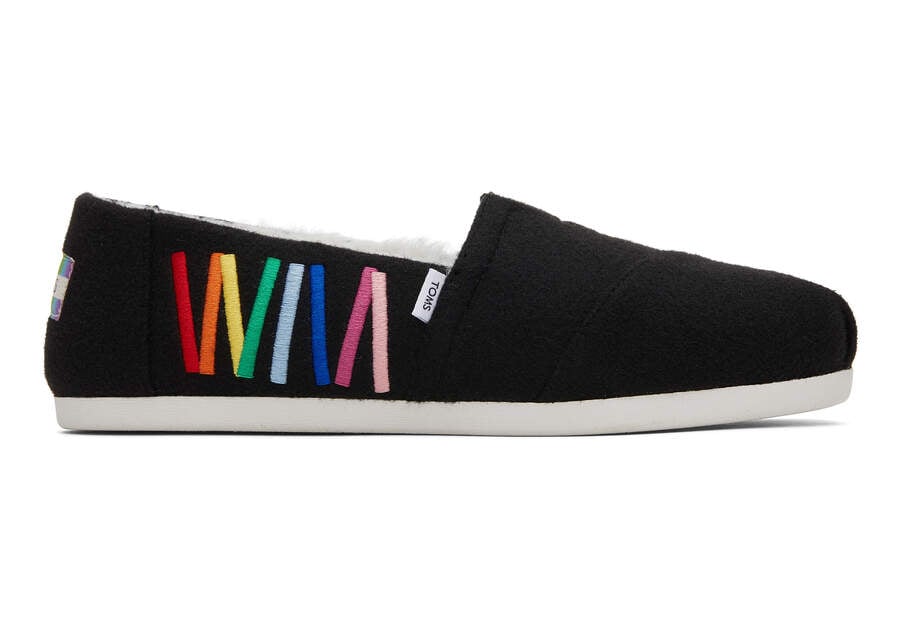 Toms Alpargata Unity Rainbow Alpargatas Damen Schwarz Schweiz | Bestellen Schweiz087-820