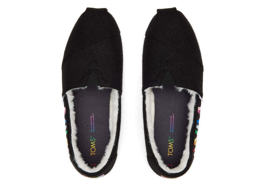 Toms Alpargata Unity Rainbow Alpargatas Damen Schwarz Schweiz | Bestellen Schweiz087-820