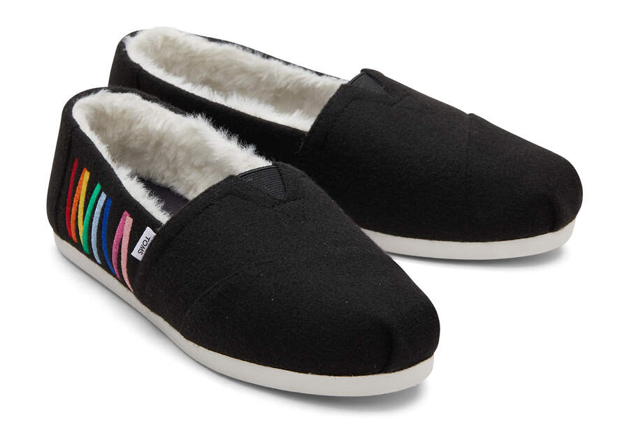 Toms Alpargata Unity Rainbow Alpargatas Damen Schwarz Schweiz | Bestellen Schweiz087-820