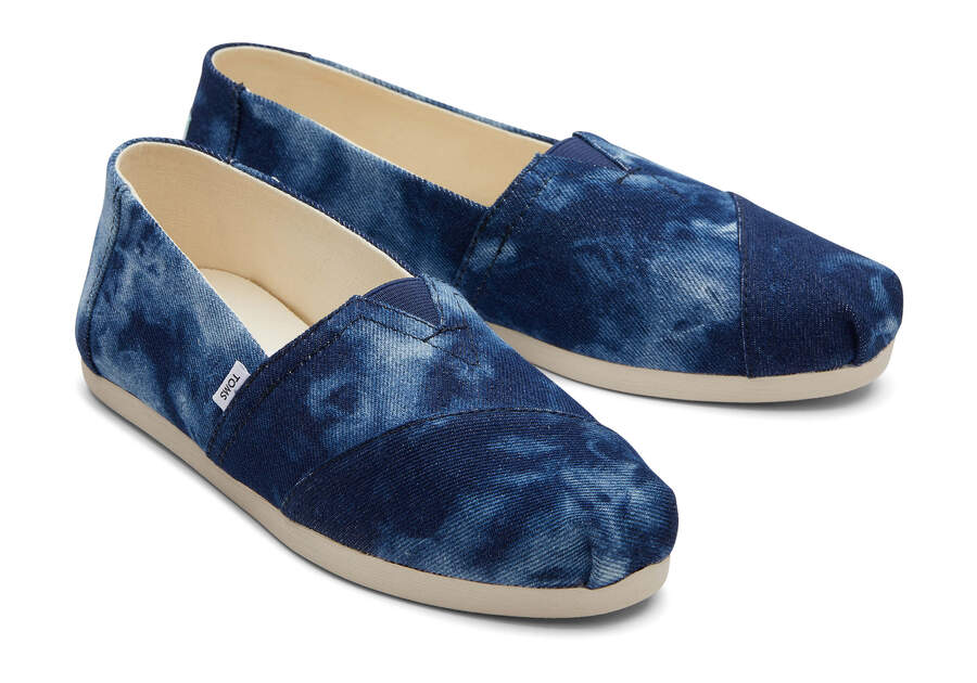 Toms Alpargata Washed Denim Alpargatas Damen Navy Schweiz | Bestellen Schweiz509-854