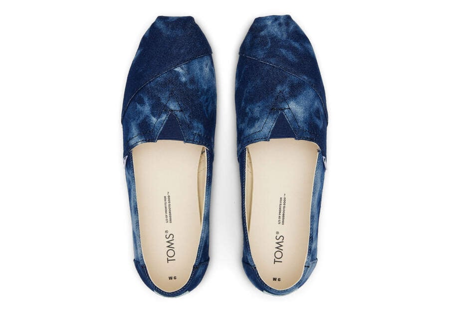 Toms Alpargata Washed Denim Alpargatas Damen Navy Schweiz | Bestellen Schweiz509-854