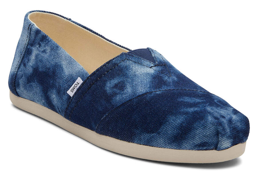 Toms Alpargata Washed Denim Alpargatas Damen Navy Schweiz | Bestellen Schweiz509-854