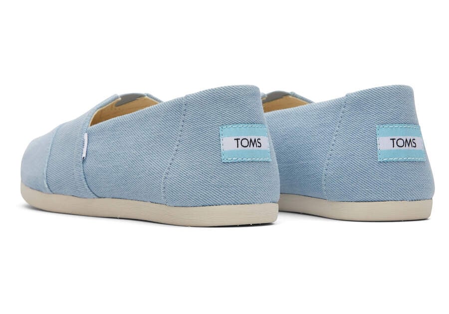 Toms Alpargata Washed Denim Alpargatas Damen Hellblau Schweiz | Bestellen Schweiz694-399