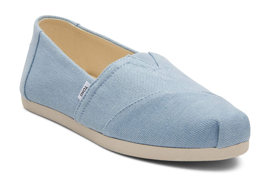 Toms Alpargata Washed Denim Alpargatas Damen Hellblau Schweiz | Bestellen Schweiz694-399