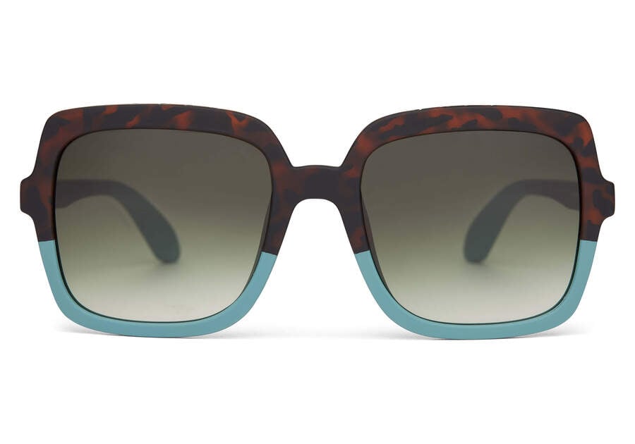 Toms Athena Sonnenbrille Damen Olivgrün Grau Grün Grau Schweiz | Bestellen Schweiz188-231