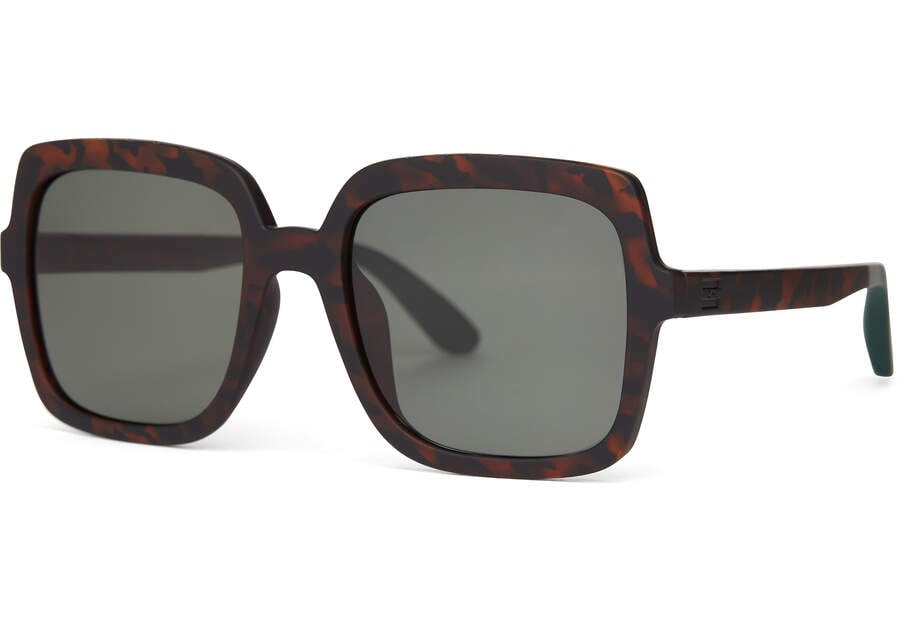 Toms Athena Sonnenbrille Damen Tiefesolivgrün Schweiz | Bestellen Schweiz520-098