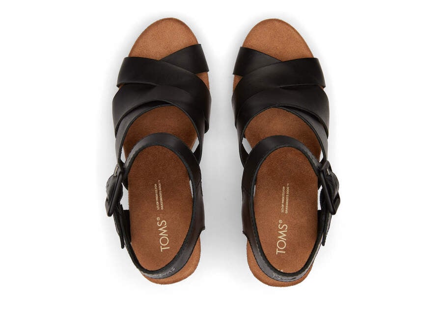 Toms Ava Sandal Sandalen Damen Schwarz Schweiz | Bestellen Schweiz937-156