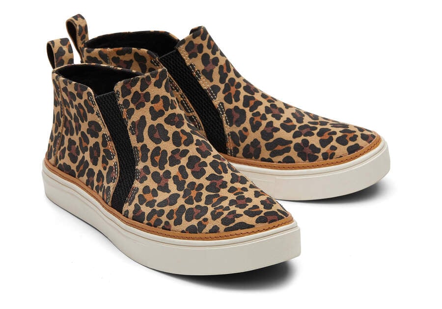 Toms Bryce Slip On Sneakers Damen Braun Leopard Schweiz | Bestellen Schweiz018-560