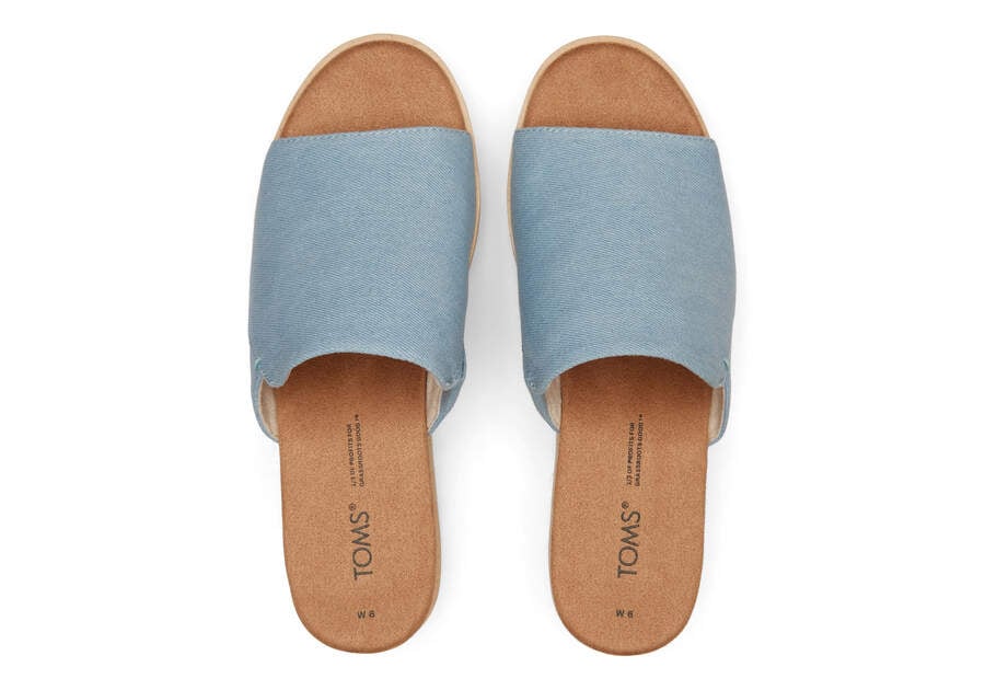 Toms Diana Mule Sandal Sandalen Damen Blau Schweiz | Bestellen Schweiz799-793