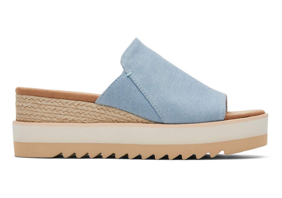 Toms Diana Mule Sandal Sandalen Damen Blau Schweiz | Bestellen Schweiz799-793