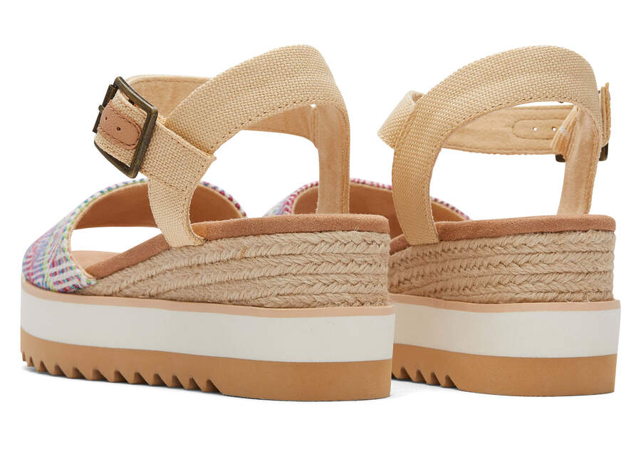 Toms Diana Wedge Sandal Sandalen Damen Beige Schweiz | Bestellen Schweiz781-077