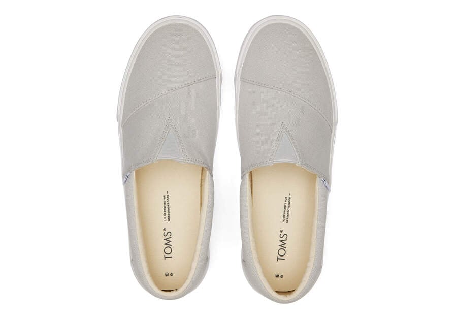 Toms Fenix Plattform Slip On Damen Grau Schweiz | Bestellen Schweiz395-464