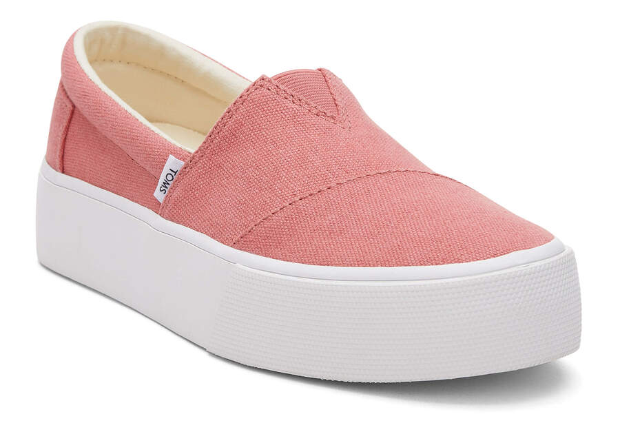 Toms Fenix Plattform Slip On Damen Rosa Schweiz | Bestellen Schweiz712-475