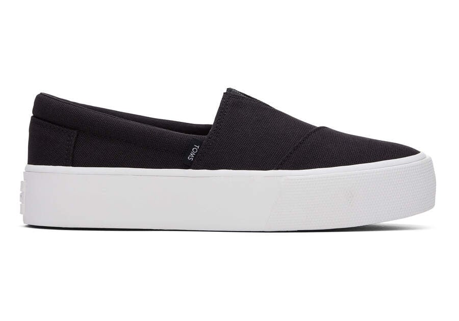 Toms Fenix Plattform Slip On Damen Schwarz Schweiz | Bestellen Schweiz104-434