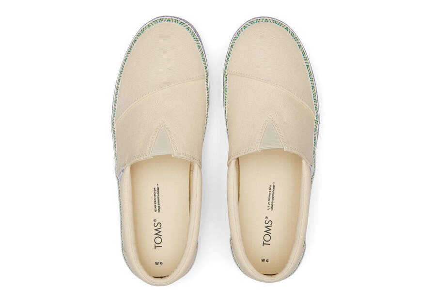 Toms Fenix Plattform Slip On Damen Weiß Schweiz | Bestellen Schweiz533-803