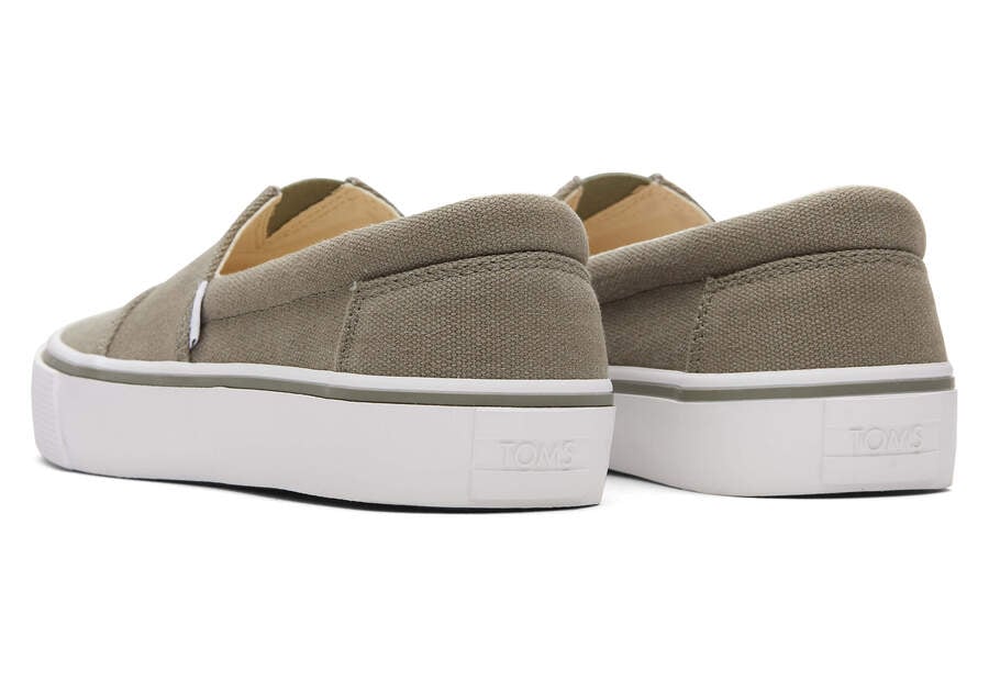 Toms Fenix Slip On Damen Grau Schweiz | Bestellen Schweiz863-418