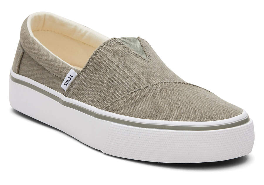 Toms Fenix Slip On Damen Grau Schweiz | Bestellen Schweiz863-418