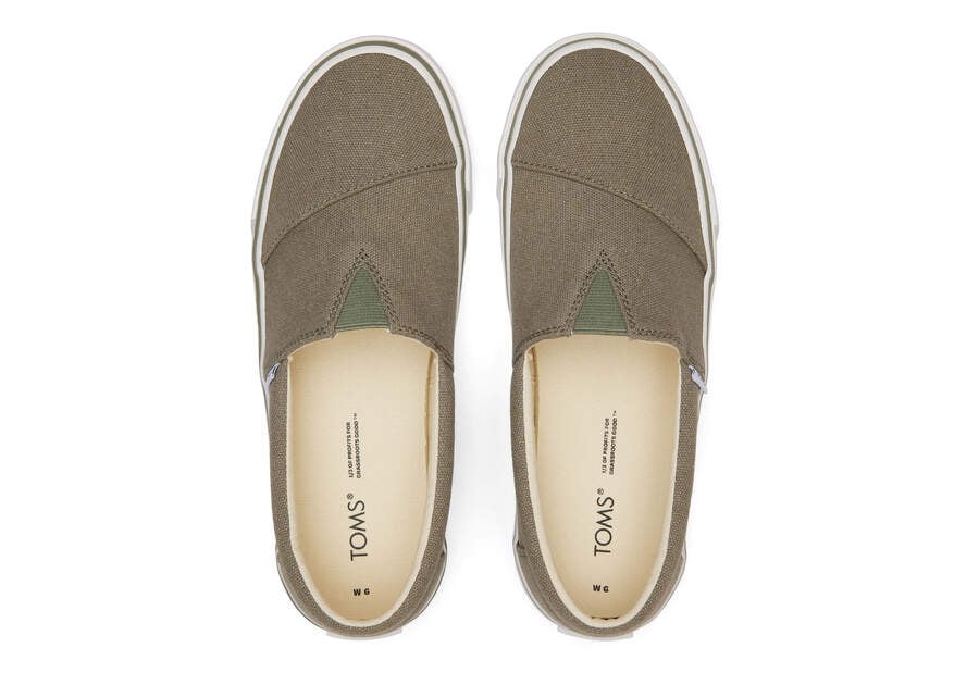 Toms Fenix Slip On Damen Grau Schweiz | Bestellen Schweiz863-418