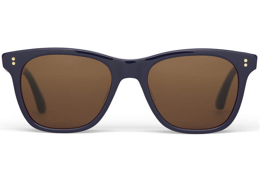 Toms Fitzpatrick Sonnenbrille Damen Navy Mehrfarbig Braun Schweiz | Bestellen Schweiz063-595