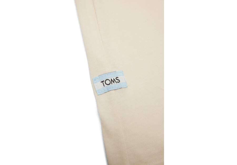 Toms Icon Long Sleeve Tee T-shirts Damen Beige Schweiz | Bestellen Schweiz909-652