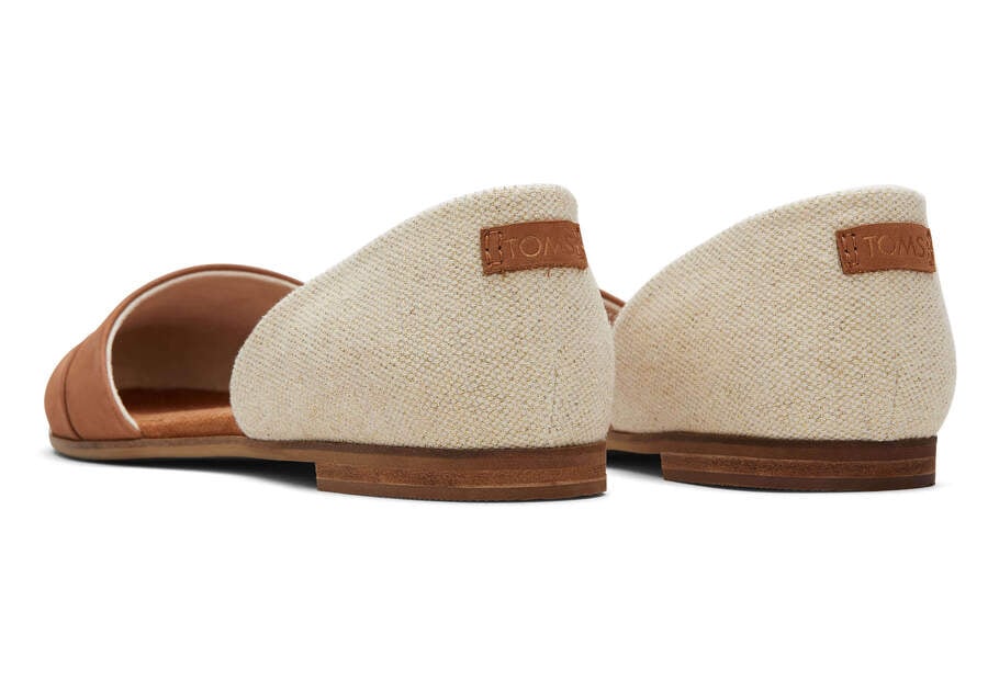 Toms Jutti D'Orsay Flache Flache Schuhe Damen Braun Beige Schweiz | Bestellen Schweiz798-295