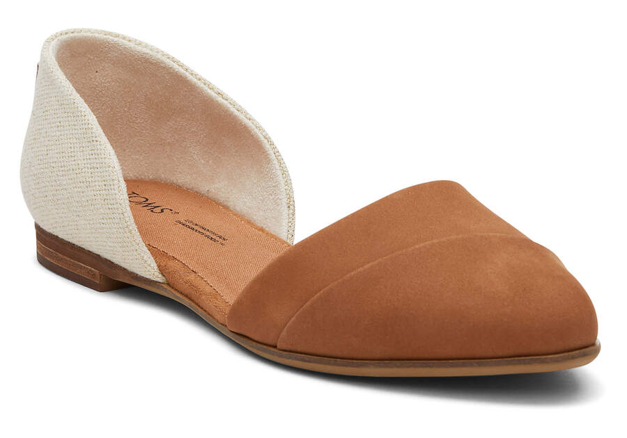 Toms Jutti D'Orsay Flache Flache Schuhe Damen Braun Beige Schweiz | Bestellen Schweiz798-295