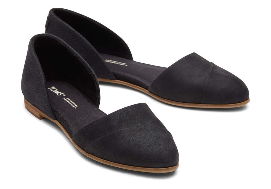 Toms Jutti D'Orsay Flache Flache Schuhe Damen Schwarz Schweiz | Bestellen Schweiz960-057