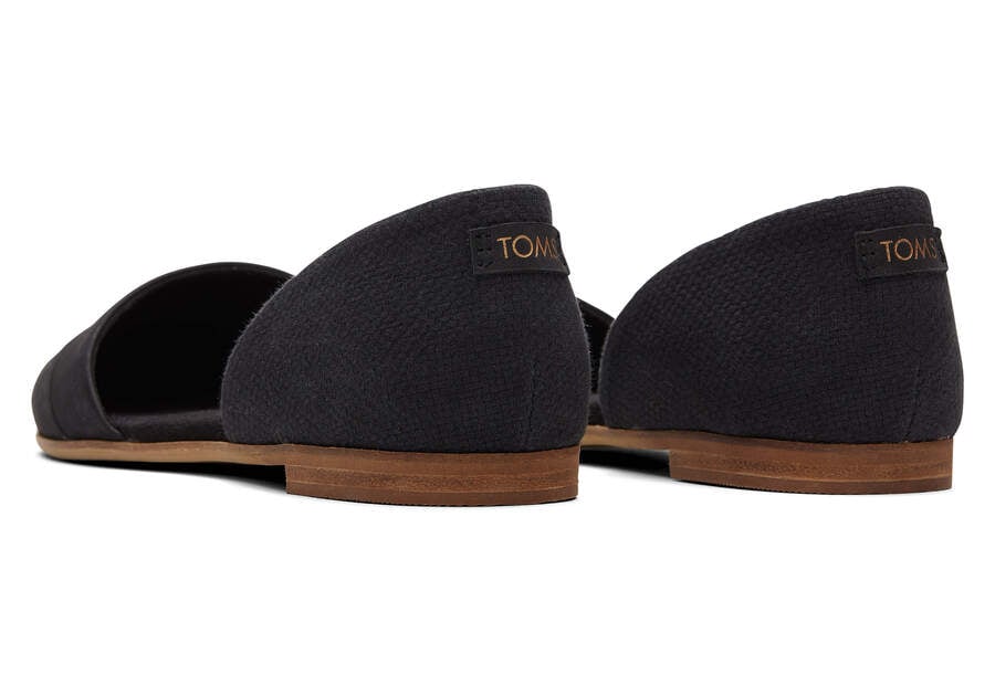 Toms Jutti D'Orsay Flache Flache Schuhe Damen Schwarz Schweiz | Bestellen Schweiz960-057