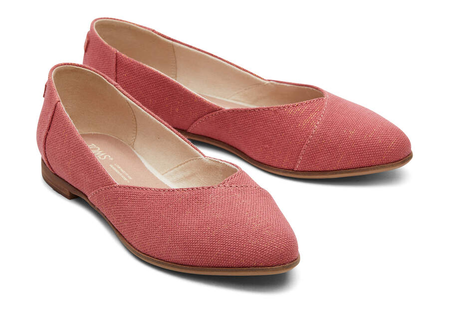 Toms Jutti Neat Flache Flache Schuhe Damen Rosa Metal Schweiz | Bestellen Schweiz223-788