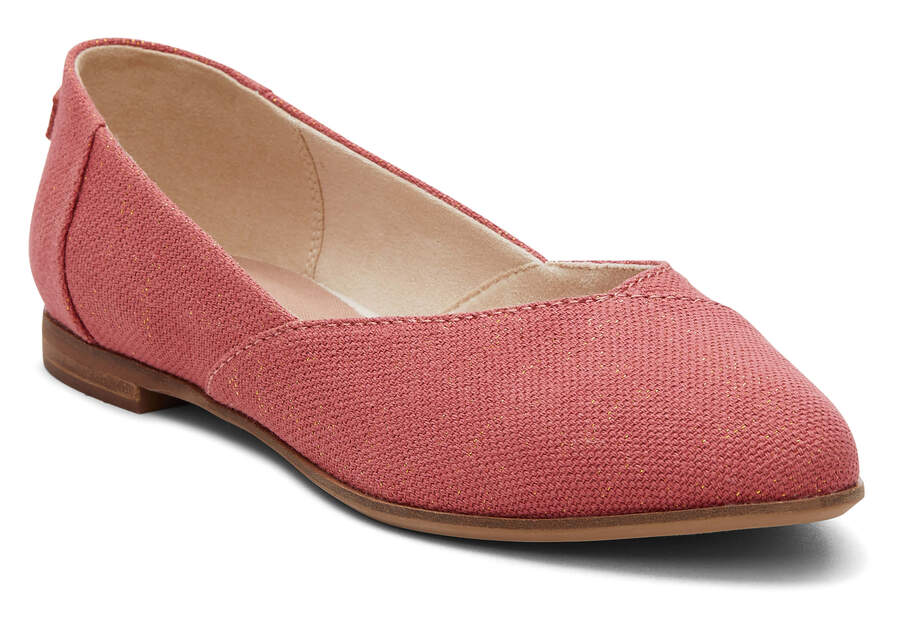 Toms Jutti Neat Flache Flache Schuhe Damen Rosa Metal Schweiz | Bestellen Schweiz223-788