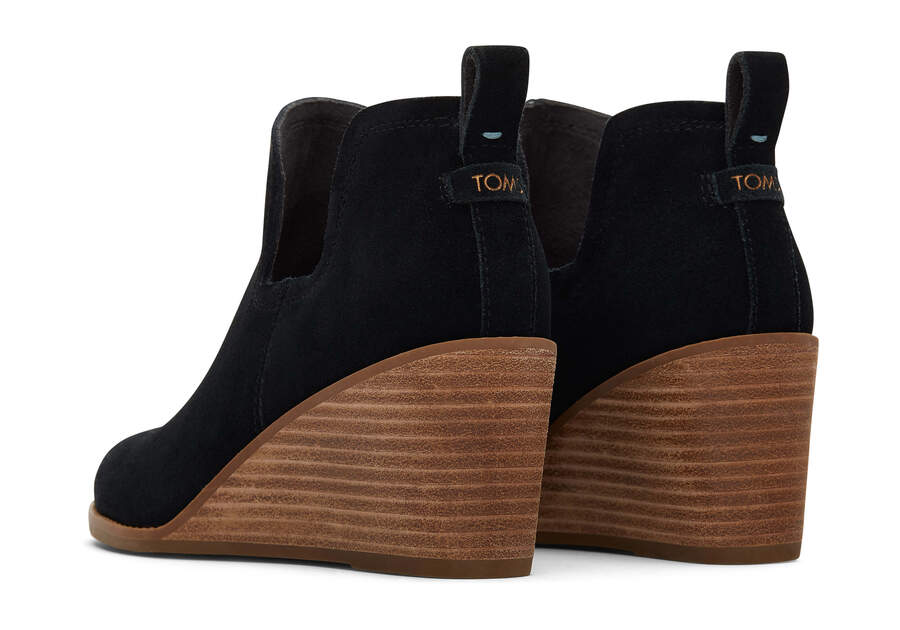 Toms Kallie Wedge Bootie Weite Breite Stiefeletten Damen Schwarz Schweiz | Bestellen Schweiz088-172