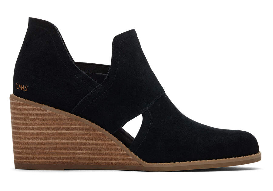 Toms Kallie Wedge Cutout Stiefeletten Damen Schwarz Schweiz | Bestellen Schweiz740-544