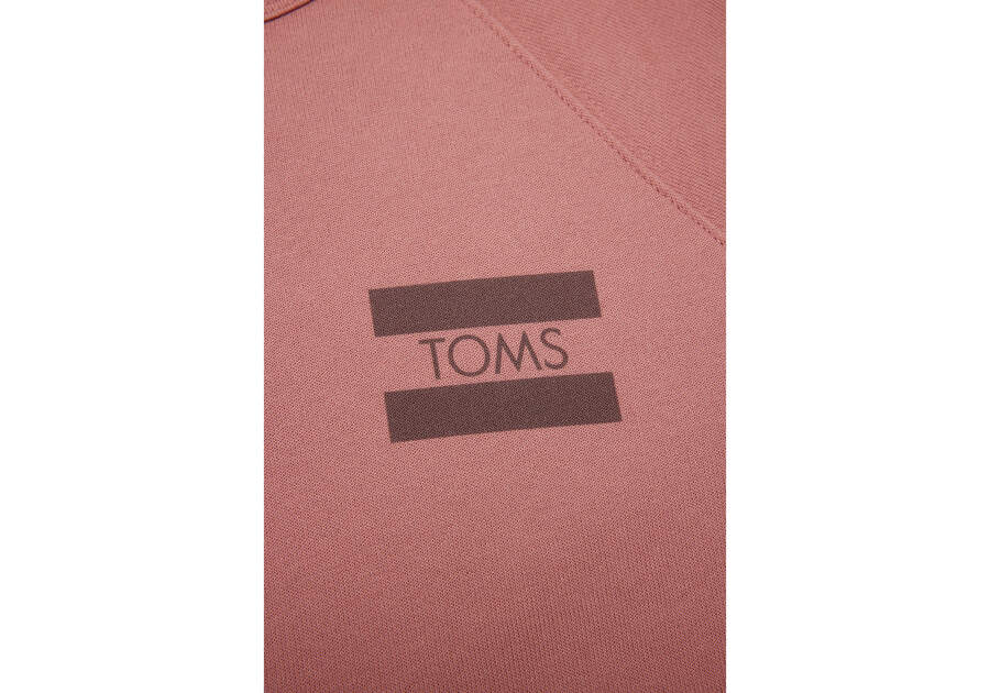 Toms Logo Crew Fleece Fleece Damen Lila Rosa Schweiz | Bestellen Schweiz549-419