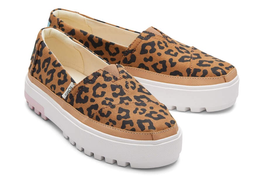 Toms Lug Plattform Slip On Sneakers Damen Leopard Schweiz | Bestellen Schweiz966-812