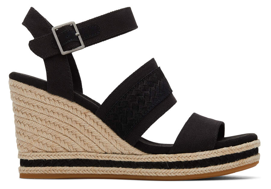 Toms Madelyn Wedge Sandal Sandalen Damen Schwarz Schweiz | Bestellen Schweiz944-768