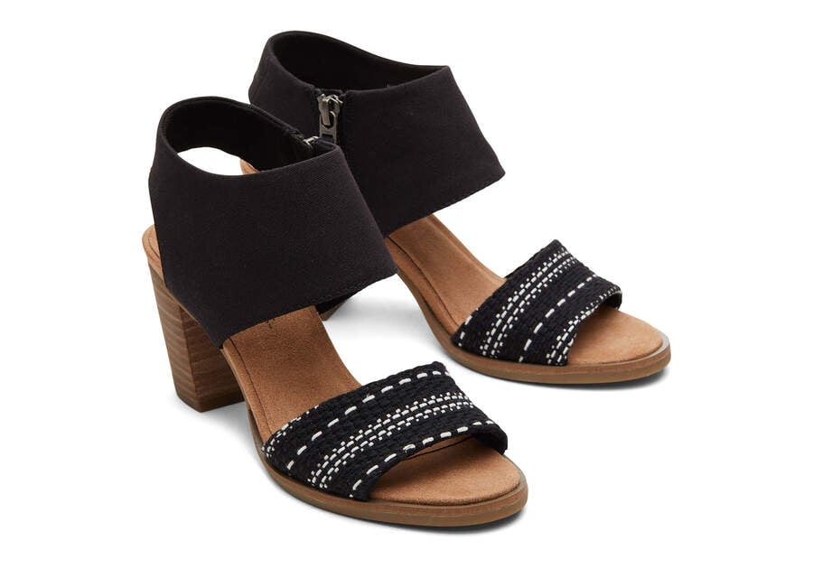 Toms Majorca Cutout Sandal Sandalen Damen Schwarz Schweiz | Bestellen Schweiz401-939