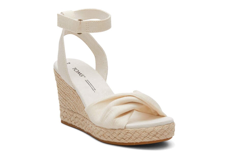 Toms Marisela Wedge Sandal Sandalen Damen Weiß Schweiz | Bestellen Schweiz985-763