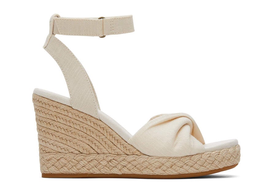 Toms Marisela Wedge Sandal Sandalen Damen Weiß Schweiz | Bestellen Schweiz985-763