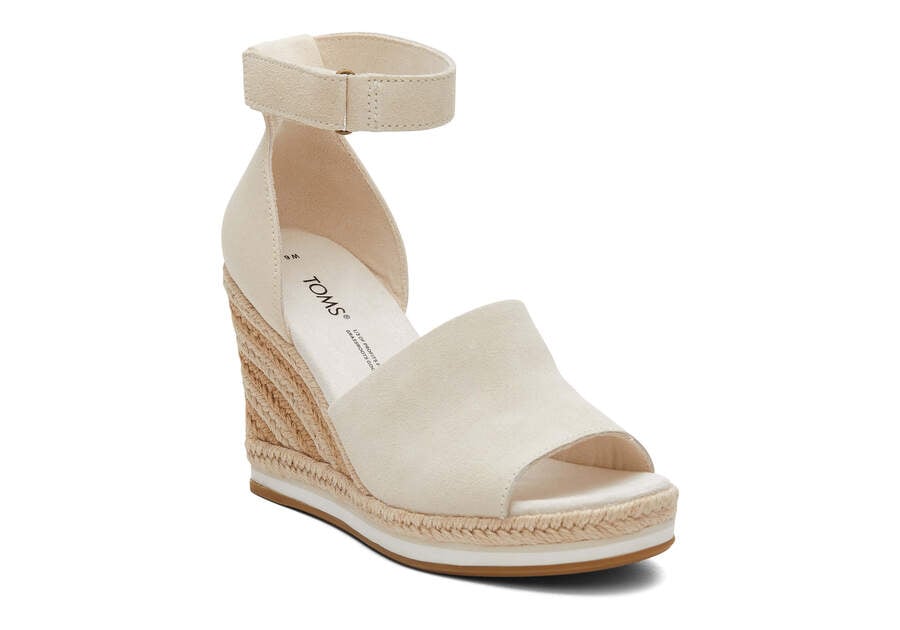 Toms Marisol Wedge Heel Hohe Schuhe Damen Beige Schweiz | Bestellen Schweiz196-691